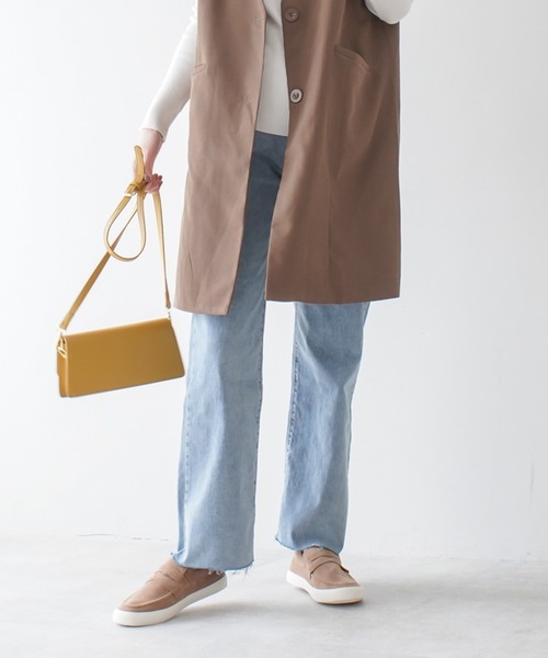 AmiAmi(アミアミ)の「ローファースリッポン(スニーカー・レディース・ブラック/ベージュ・22.5cm/23cm/23.5cm/24cm/24.5cm/25cm)」の3枚目の写真