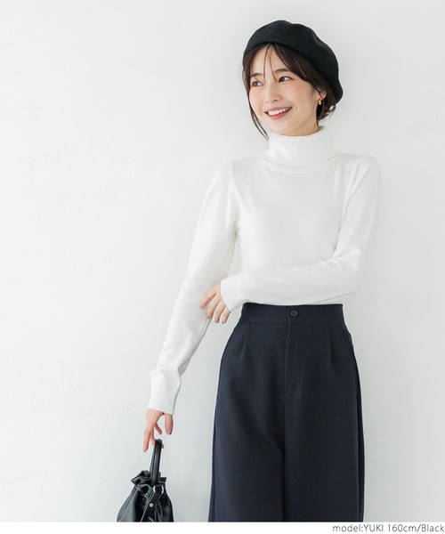 coca（coca）（コカ）の「ベレー帽（ハンチング/ベレー帽・レディース・ブラック/ベージュ/アイボリー・ONE SIZE）」の9枚目の写真