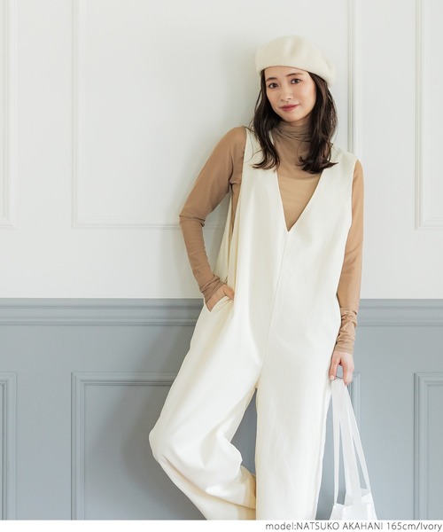 coca（coca）（コカ）の「ベレー帽（ハンチング/ベレー帽・レディース・ブラック/ベージュ/アイボリー・ONE SIZE）」の8枚目の写真