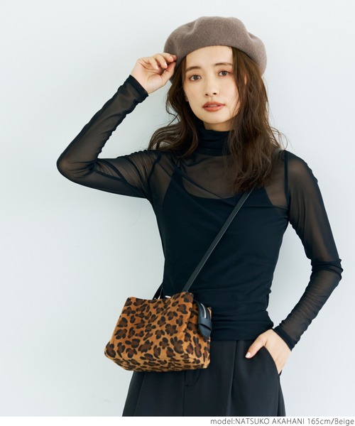 coca（coca）（コカ）の「ベレー帽（ハンチング/ベレー帽・レディース・ブラック/ベージュ/アイボリー・ONE SIZE）」の13枚目の写真