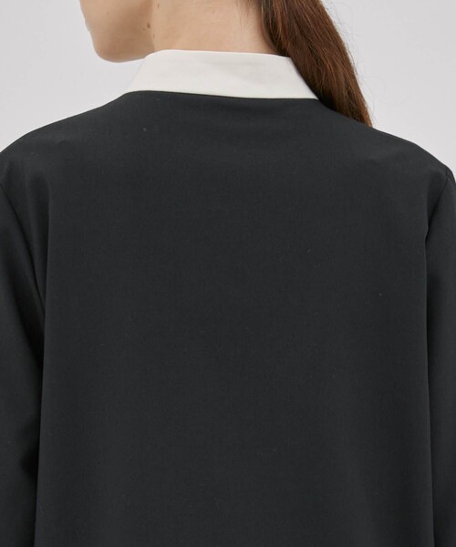 A + TOKYO（エープラストウキョウ）の「バイカラーブラウス（シャツ/ブラウス・レディース・オフホワイト/ピンク/ブラック・2/1）」の20枚目の写真