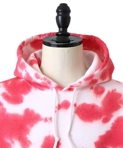 TENBOX（テンボックス）の「TENBOX / テンボックス：T TIGHT DIE HOODIE：T-TIGHT-DIE-HOODIE[ARK]（パーカー・メンズ・ピンク系その他・M）」の7枚目の写真