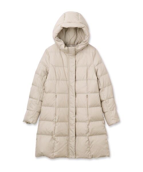 【定番ダウンをリニューアル！】ロングダウンコート＜撥水加工／サスティナブルな素材＞