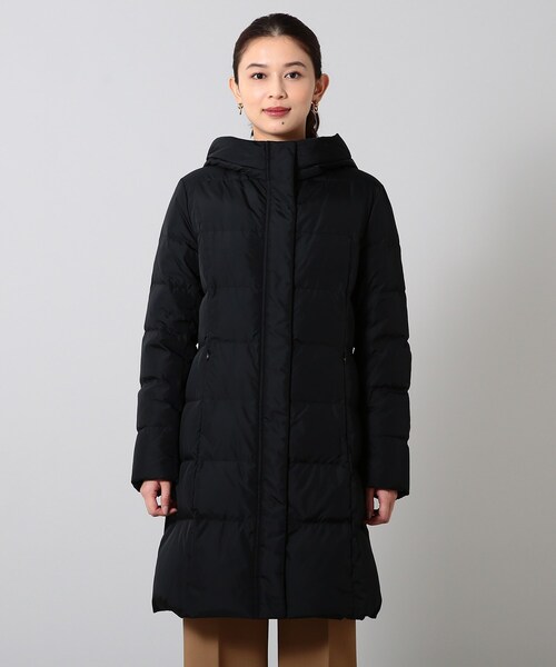 【定番ダウンをリニューアル！】ロングダウンコート＜撥水加工／サスティナブルな素材＞