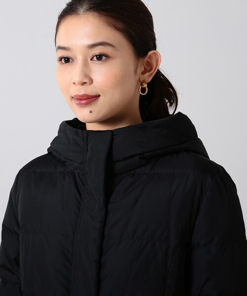 【定番ダウンをリニューアル！】ロングダウンコート＜撥水加工／サスティナブルな素材＞