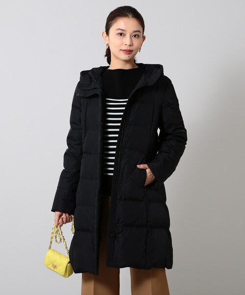 【定番ダウンをリニューアル！】ロングダウンコート＜撥水加工／サスティナブルな素材＞