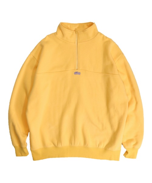 C.E.L.STORE(セルストア)の「GERRY COSBY/ジェリーコスビー EMB LOGO STAND QUARTER ZIP SWEAT刺繍ロゴスタンドクォータージップスウェットユニセックス(スウェット・メンズ・ピンク/イエロー/ライトグリーン・FREE/LARGE/MEDIUM)」の1枚目の写真