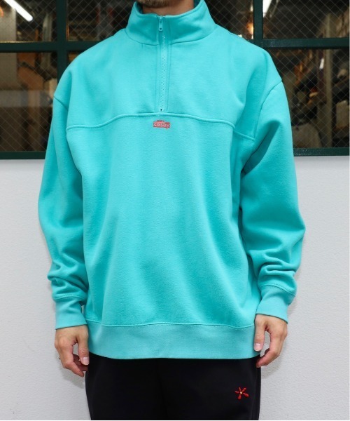 C.E.L.STORE(セルストア)の「GERRY COSBY/ジェリーコスビー EMB LOGO STAND QUARTER ZIP SWEAT刺繍ロゴスタンドクォータージップスウェットユニセックス(スウェット・メンズ・ピンク/イエロー/ライトグリーン・FREE/LARGE/MEDIUM)」の5枚目の写真
