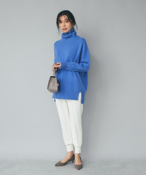 RIVE DROITE（リヴドロワ）の「大人のリラックス感を演出/裾リブジョガーパンツ（その他パンツ・レディース・オフホワイト/ブラック・36/38）」の14枚目の写真