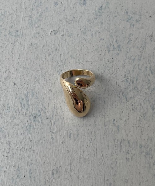 CLEIO（クレイオ）の「【cheriella】2wayティアドロップフォークリング（リング・レディース・シルバー/ゴールド・FREE）」の7枚目の写真