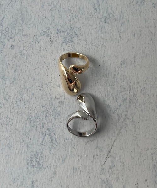 CLEIO（クレイオ）の「【cheriella】2wayティアドロップフォークリング（リング・レディース・シルバー/ゴールド・FREE）」の11枚目の写真