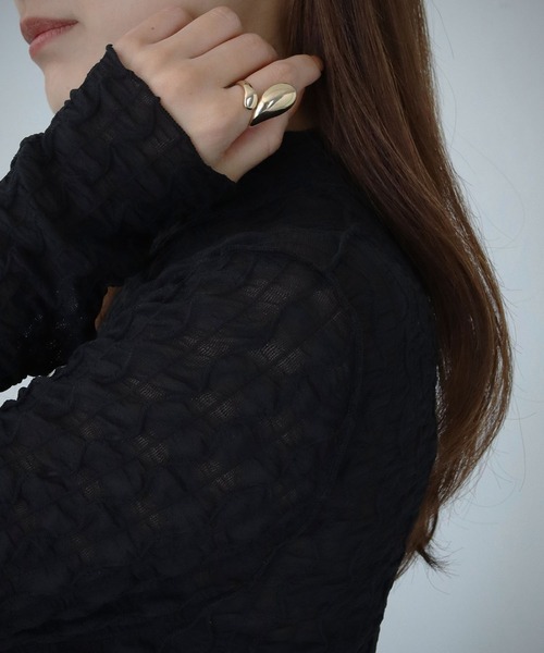 CLEIO（クレイオ）の「【cheriella】2wayティアドロップフォークリング（リング・レディース・シルバー/ゴールド・FREE）」の8枚目の写真