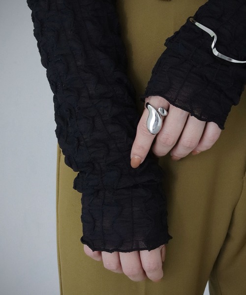 CLEIO（クレイオ）の「【cheriella】2wayティアドロップフォークリング（リング・レディース・シルバー/ゴールド・FREE）」の5枚目の写真