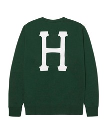 HUF | ESSENTIALS CLASSIC H CREW / HUF クルーフリース スウェット(スウェット)