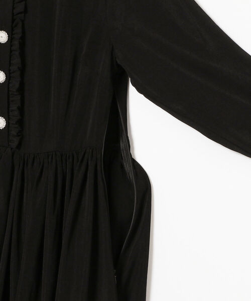 Ray BEAMS(レイビームス)の「sister jane / Pleated Maxi Dress(ワンピース・レディース・ブラック・SMALL)」の3枚目の写真