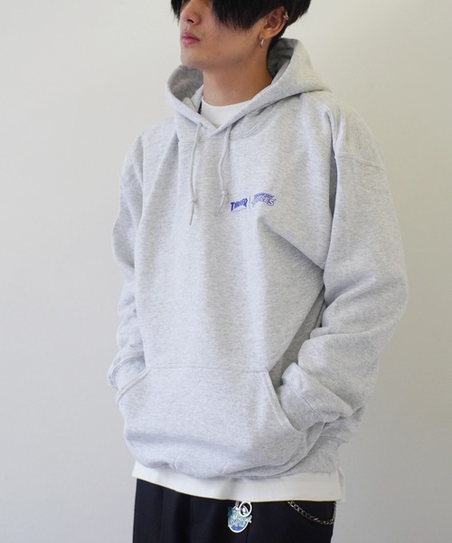 L 新品 希少 コラボ THRASHER ATLANTIC DRIFTパーカー L 新品 希少 コラボ THRASHER ATLANTIC DRIFTパーカー