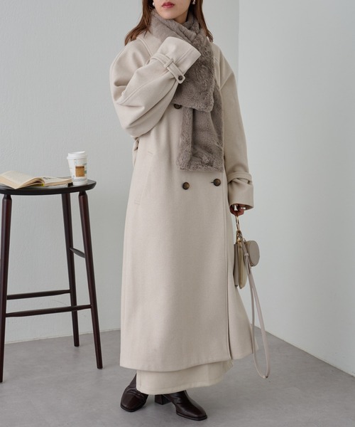 COLONY 2139（コロニートゥーワンスリーナイン）の「フェイクエコファーマフラー（マフラー・レディース・モカ/アイボリー/ブラック/グレイッシュベージュ・FREE）」の15枚目の写真