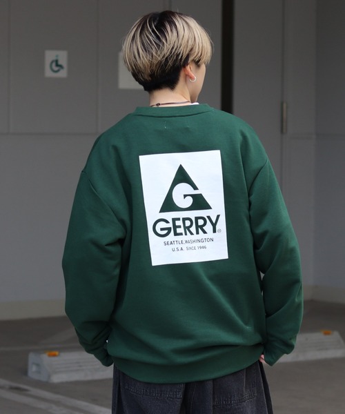 GERRY(ジェリー)の「【GERRY】バックプリント / 袖プリント / ナイロンポケット プルオーバースウェット(スウェット・メンズ・ブラック/グレー系その他/ブラック系その他/杢グレー/ブルー系その他/ホワイト系その他/ホワイト系その他2/ブラック系その他2/アイボリー/グリーン/グリーン系その他2・M/L)」の9枚目の写真