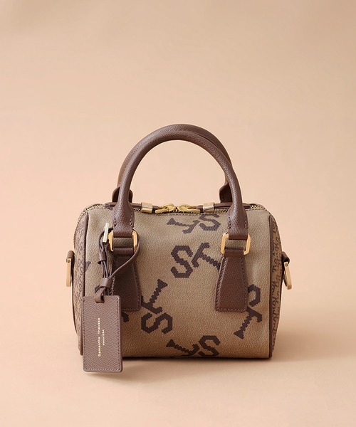 Samantha Thavasa(サマンサタバサ)の「STヌーベルオレール ボストンショルダーバッグ(ショルダーバッグ・レディース・ブラウン/ネイビー/ブラック・FREE)」の10枚目の写真