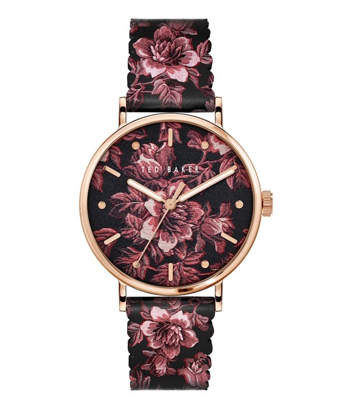 Ted Baker(テッドベーカー)の「TED BAKER/テッドベーカー PHYLIPA BLOOM 腕時計 TED-BKPPHF201 レディース(アナログ腕時計・レディース・ブラック・FREE)」の2枚目の写真