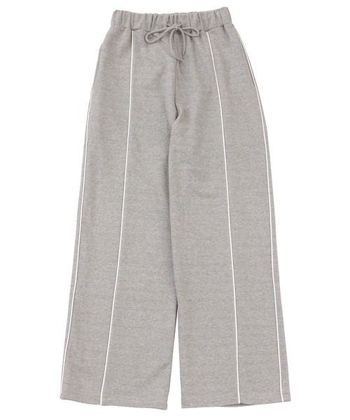 PUNYUS(プニュズ)の「パイピングスウェットパンツ(スウェットパンツ・レディース・グリーン/グレー/ブラック・1/2/3/4)」の17枚目の写真