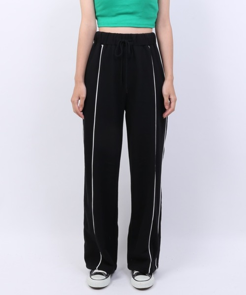 PUNYUS(プニュズ)の「パイピングスウェットパンツ(スウェットパンツ・レディース・グリーン/グレー/ブラック・1/2/3/4)」の22枚目の写真