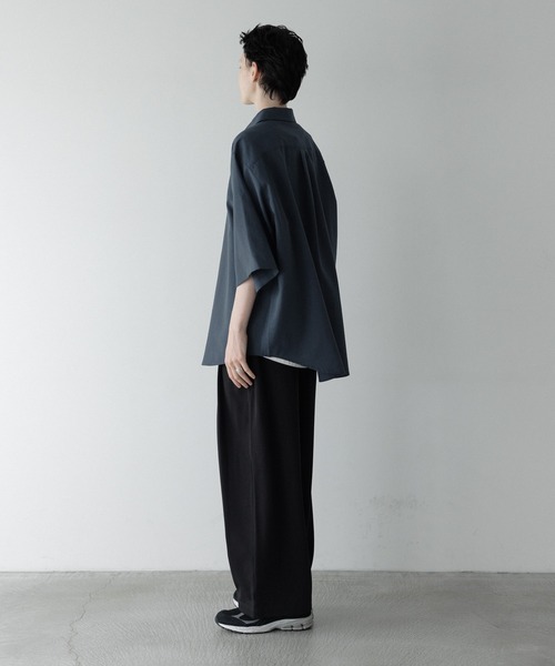 半額！新品【RRL】1940s・コットンリネンツイル・ミリタリーオーバーシャツL loose synthetic linen over shirt / ルーズシンセティック