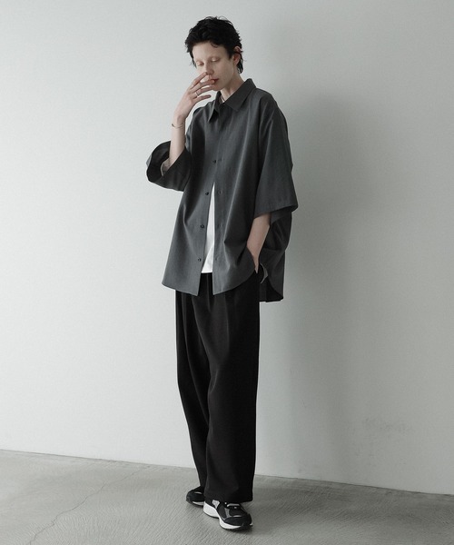 【BRILL】新品/未使用　リネンオーバーシャツ BRILL】新品/未使用 リネンオーバーシャツ