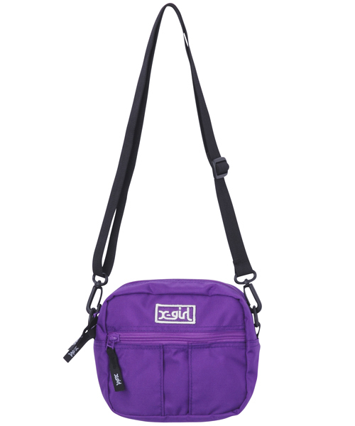 X-girl（エックスガール）の「OUTDOOR SHOULDER BAG（ショルダーバッグ・レディース・ブラック/パープル/ネイビー・ONE SIZE）」の3枚目の写真