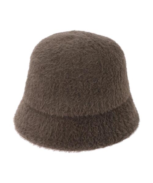 Green　Parks（グリーンパークス）の「・シャギーハット（ハット・レディース・アイボリー/ブラック/モカ/グリーン・FREE）」の9枚目の写真