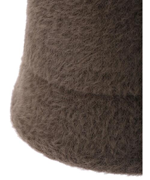 Green　Parks（グリーンパークス）の「・シャギーハット（ハット・レディース・アイボリー/ブラック/モカ/グリーン・FREE）」の11枚目の写真