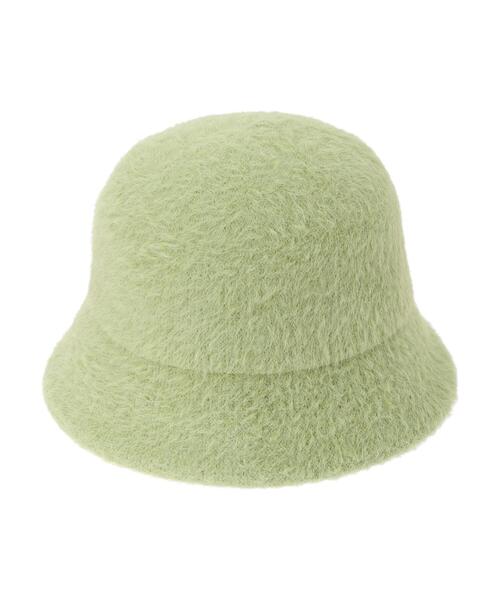 Green　Parks（グリーンパークス）の「・シャギーハット（ハット・レディース・アイボリー/ブラック/モカ/グリーン・FREE）」の16枚目の写真