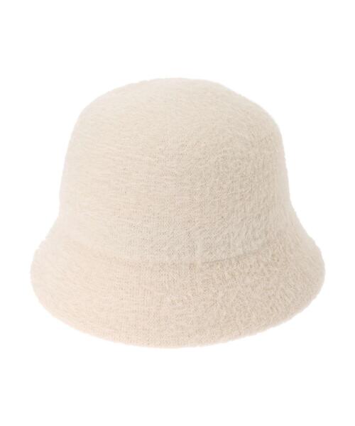 Green　Parks（グリーンパークス）の「・シャギーハット（ハット・レディース・アイボリー/ブラック/モカ/グリーン・FREE）」の2枚目の写真