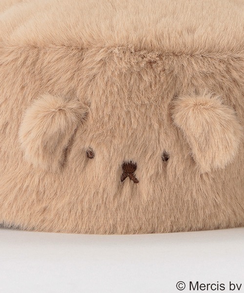 petit main（プティマイン）の「【Miffy】ベレー帽（ハンチング/ベレー帽・キッズ・オフホワイト/モカ・52cm/50cm/54cm）」の6枚目の写真