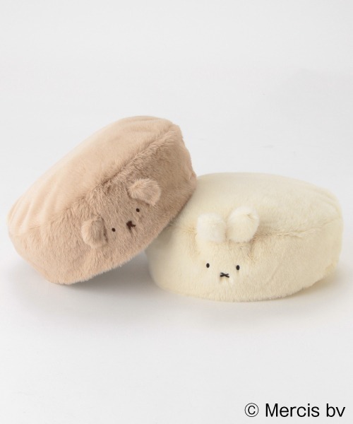 petit main（プティマイン）の「【Miffy】ベレー帽（ハンチング/ベレー帽・キッズ・オフホワイト/モカ・52cm/50cm/54cm）」の17枚目の写真