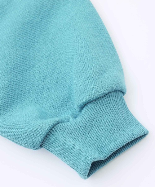 X-girl（エックスガール）の「COLORBLOCK SWEAT HOODIE（パーカー・レディース・チャコール/ライトグリーン/ホワイト・S/M）」の12枚目の写真