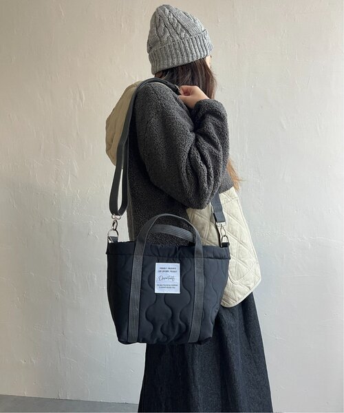 LBC（エルビーシー）の「2WAYひょうたんキルトトートバッグ（トートバッグ・レディース・グリーン/ベージュ/ブラック・FREE）」の15枚目の写真