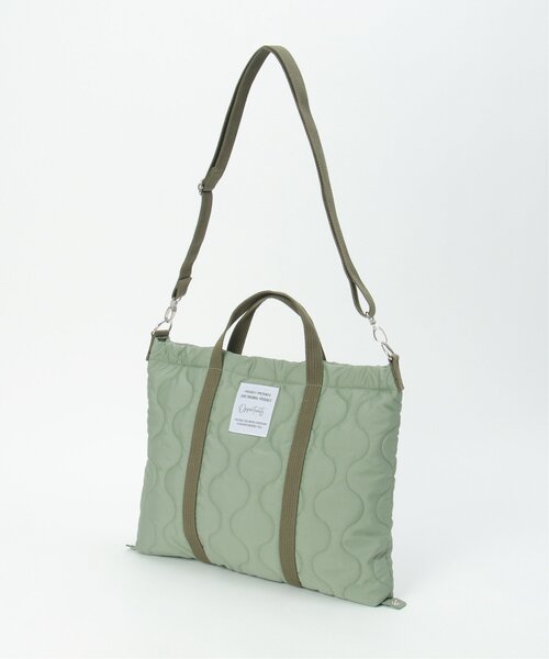 LBC（エルビーシー）の「2WAYひょうたんキルトトートバッグ（トートバッグ・レディース・グリーン/ベージュ/ブラック・FREE）」の18枚目の写真