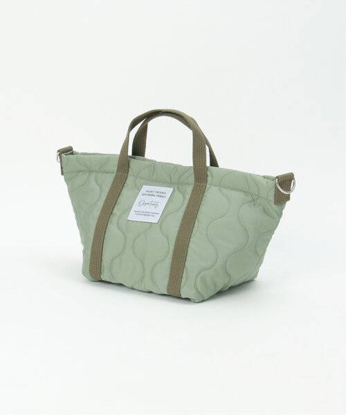 LBC（エルビーシー）の「2WAYひょうたんキルトトートバッグ（トートバッグ・レディース・グリーン/ベージュ/ブラック・FREE）」の21枚目の写真