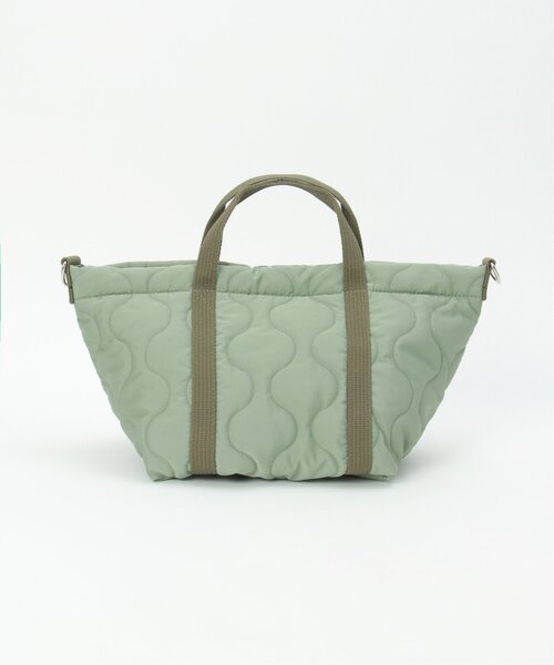 LBC（エルビーシー）の「2WAYひょうたんキルトトートバッグ（トートバッグ・レディース・グリーン/ベージュ/ブラック・FREE）」の22枚目の写真