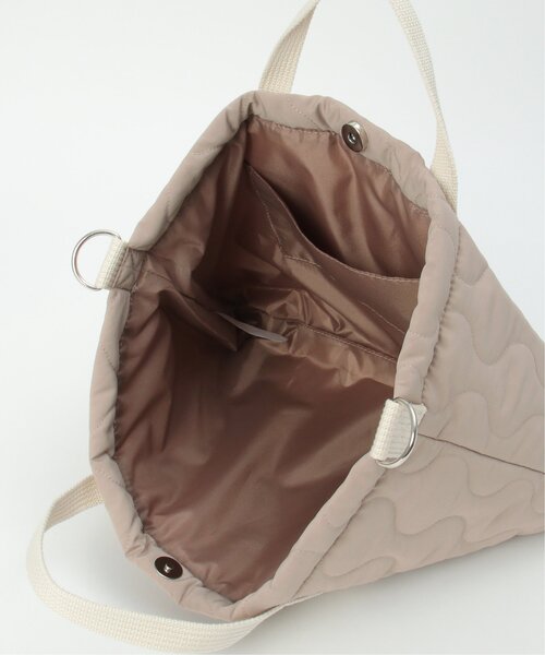 LBC（エルビーシー）の「2WAYひょうたんキルトトートバッグ（トートバッグ・レディース・グリーン/ベージュ/ブラック・FREE）」の8枚目の写真