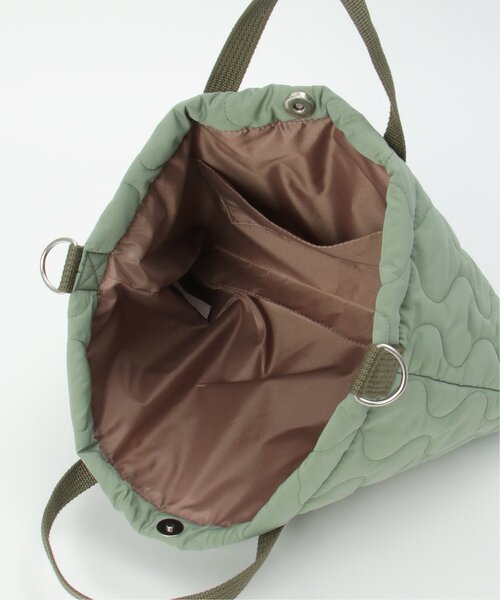 LBC（エルビーシー）の「2WAYひょうたんキルトトートバッグ（トートバッグ・レディース・グリーン/ベージュ/ブラック・FREE）」の7枚目の写真