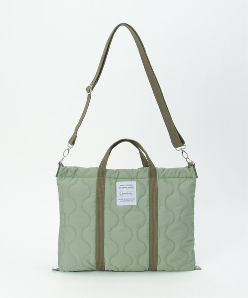 LBC（エルビーシー）の「2WAYひょうたんキルトトートバッグ（トートバッグ・レディース・グリーン/ベージュ/ブラック・FREE）」の12枚目の写真