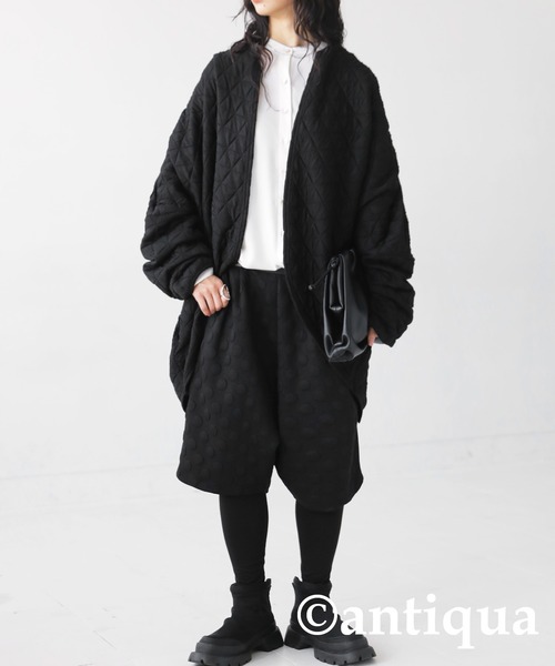 antiqua（アンティカ）の「サルエルハーフパンツ（その他パンツ・レディース・ブラック・FREE）」の5枚目の写真