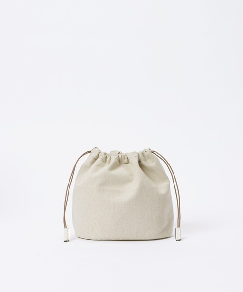 ORSETTO(オルセット)の「【ORSETTO(オルセット)】TULE BUCKET BAG / バケットバッグ(トートバッグ・レディース・アイボリー/ブラウン・2)」の4枚目の写真