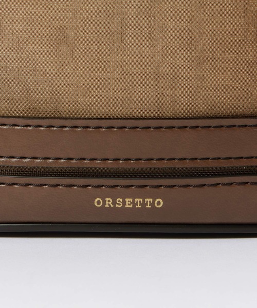 ORSETTO(オルセット)の「【ORSETTO(オルセット)】TULE BUCKET BAG / バケットバッグ(トートバッグ・レディース・アイボリー/ブラウン・2)」の12枚目の写真