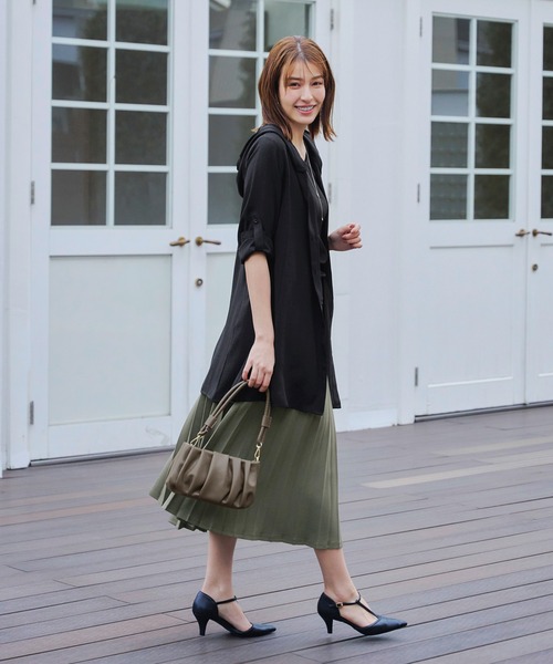 【新色追加・洗える】麻調パーカーチュニックブラウス(シャツ/ブラウス)|Tiaclasse(ティアクラッセ) 【新色追加・洗える】麻調パーカーチュニックブラウス(シャツ/ブラウス)|Tiaclasse(ティアクラッセ)