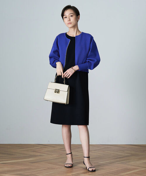 NOLLEY'S（ノーリーズ）の「《手洗い可能》ミニパールカーディガン