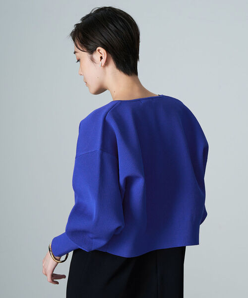 NOLLEY’S（ノーリーズ）の「《手洗い可能》ミニパールカーディガン（カーディガン/ボレロ・レディース・ブルー/グリーン/アイボリー/ネイビー/ブラック・38）」の14枚目の写真