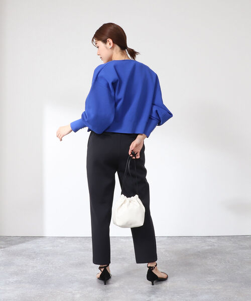 NOLLEY’S（ノーリーズ）の「《手洗い可能》ミニパールカーディガン（カーディガン/ボレロ・レディース・ブルー/グリーン/アイボリー/ネイビー/ブラック・38）」の19枚目の写真